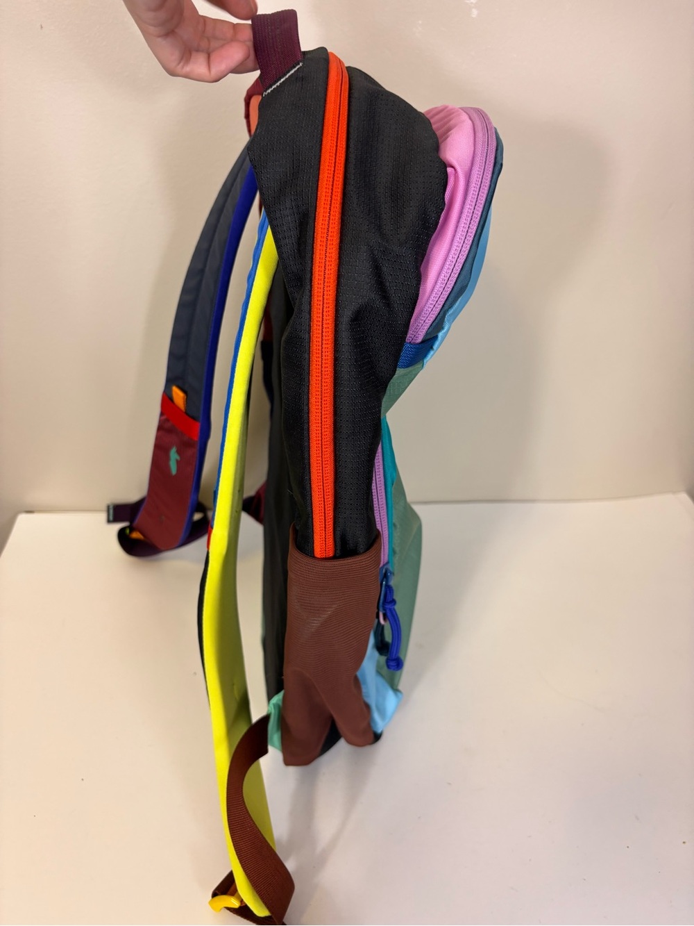 cotopaxi Colorblock Daypack - Light Blue, Olive, Teal, Pink NWOT - Picture 3 of 9